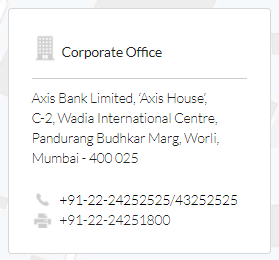 axis bank home loan contact number
